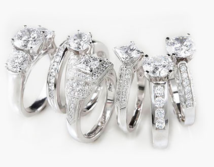 Diamond Rings for diamond pawning in Indianapolis, IN.